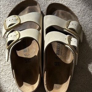 Birkenstock White Sandals with Straps
